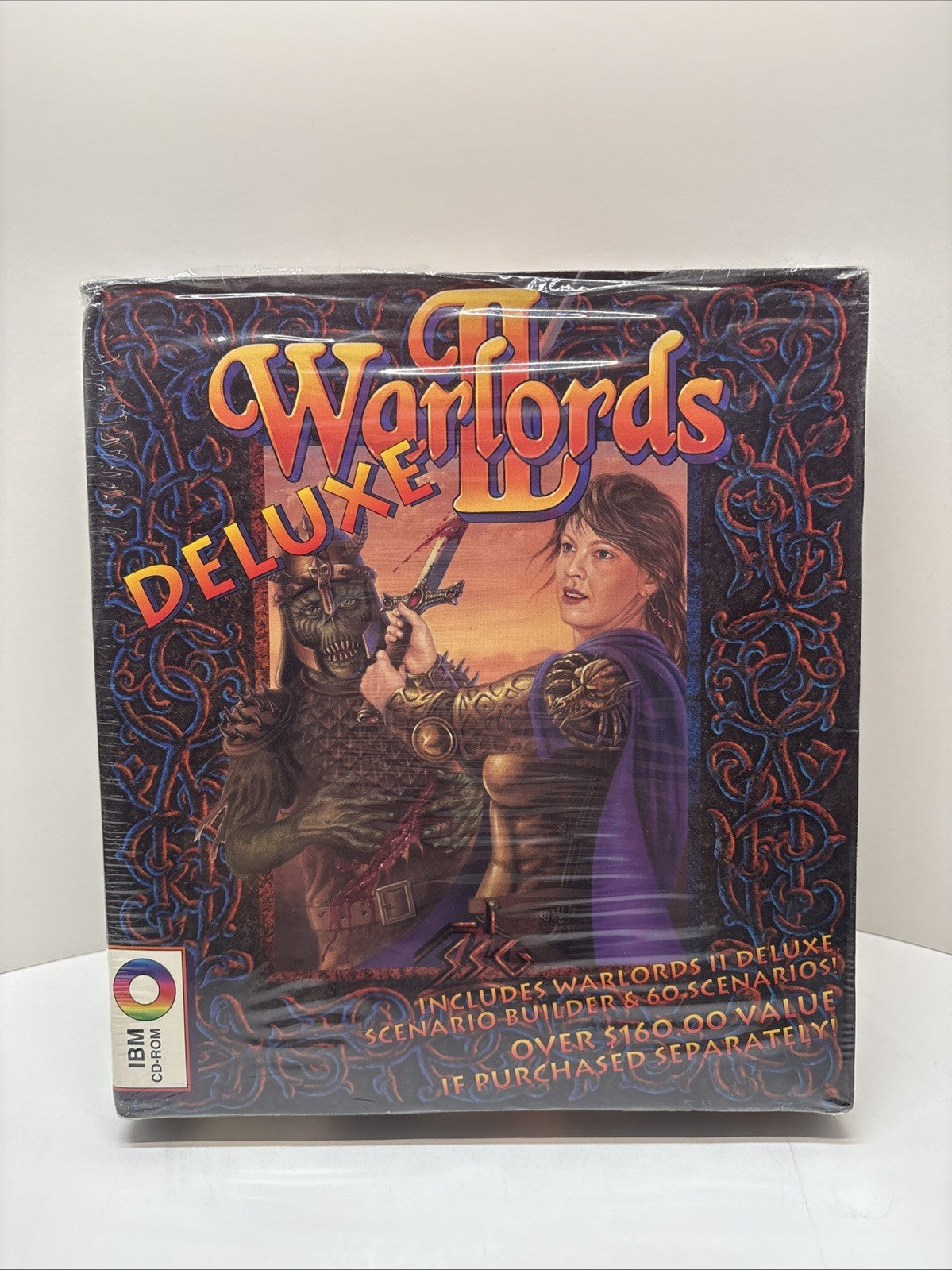Warlords II Deluxe (PC, 1995) Big Box – Complete CIB – CD-ROM Strategy