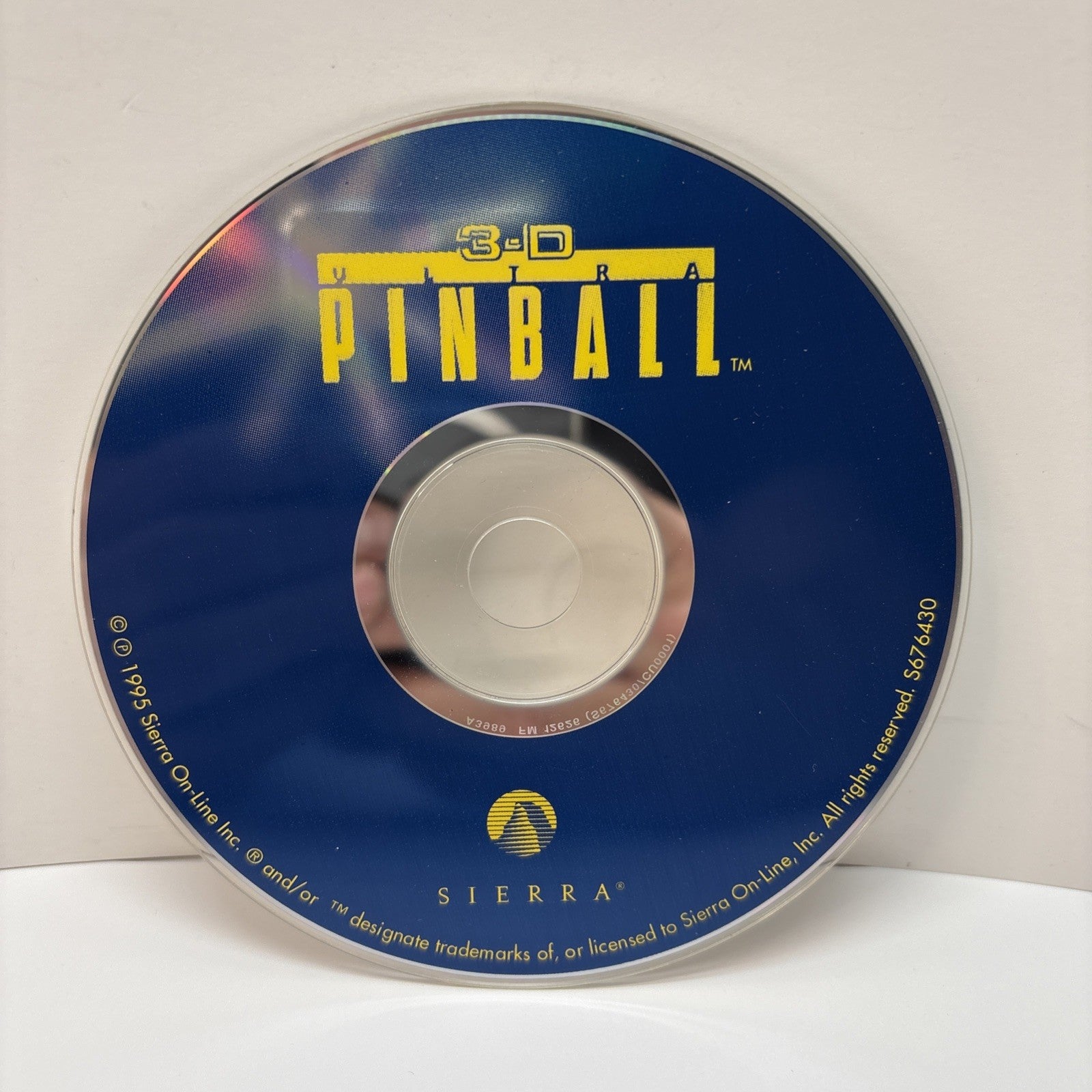 3-D ULTRA PINBALL by Sierra PC Game CD-ROM  Disc Only
