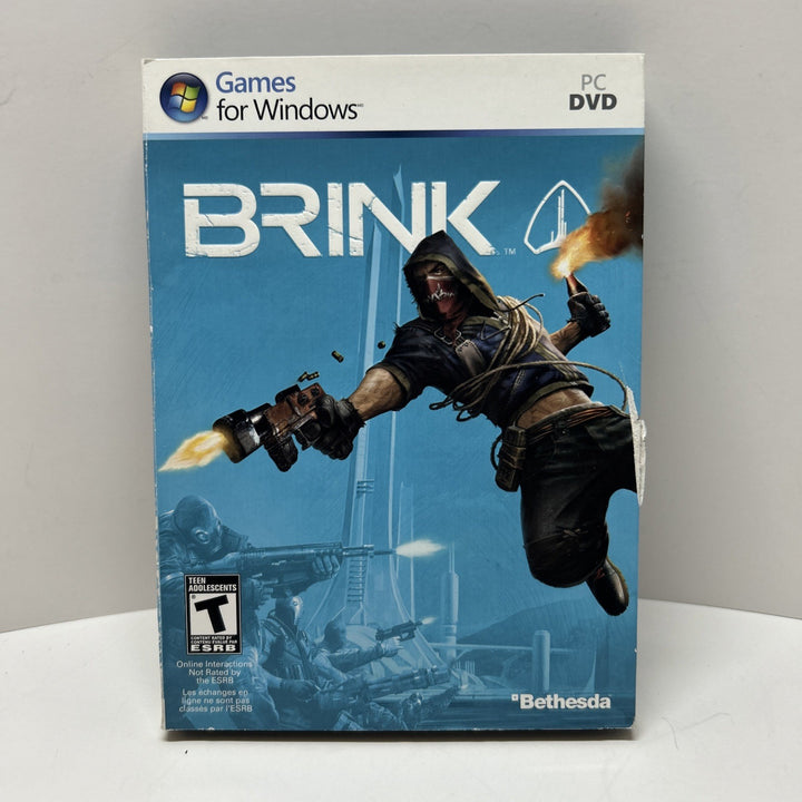 Brink PC DVD (2011) Complete in Case - Bethesda - French Français