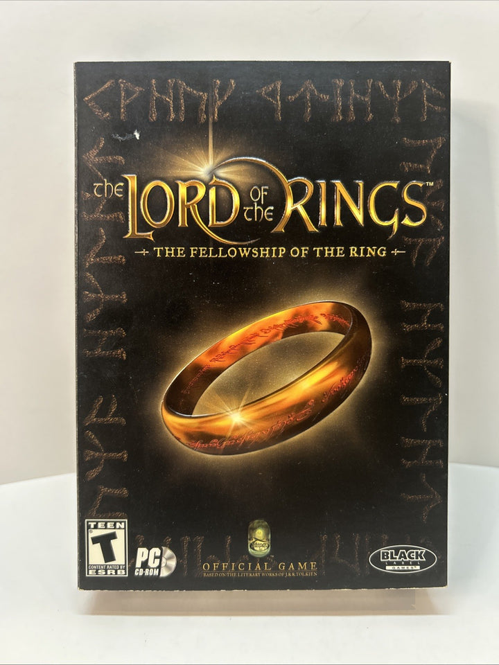 Lord Of The Rings: Fellowship Of The Ring (2002) Official PC Game CD-ROM