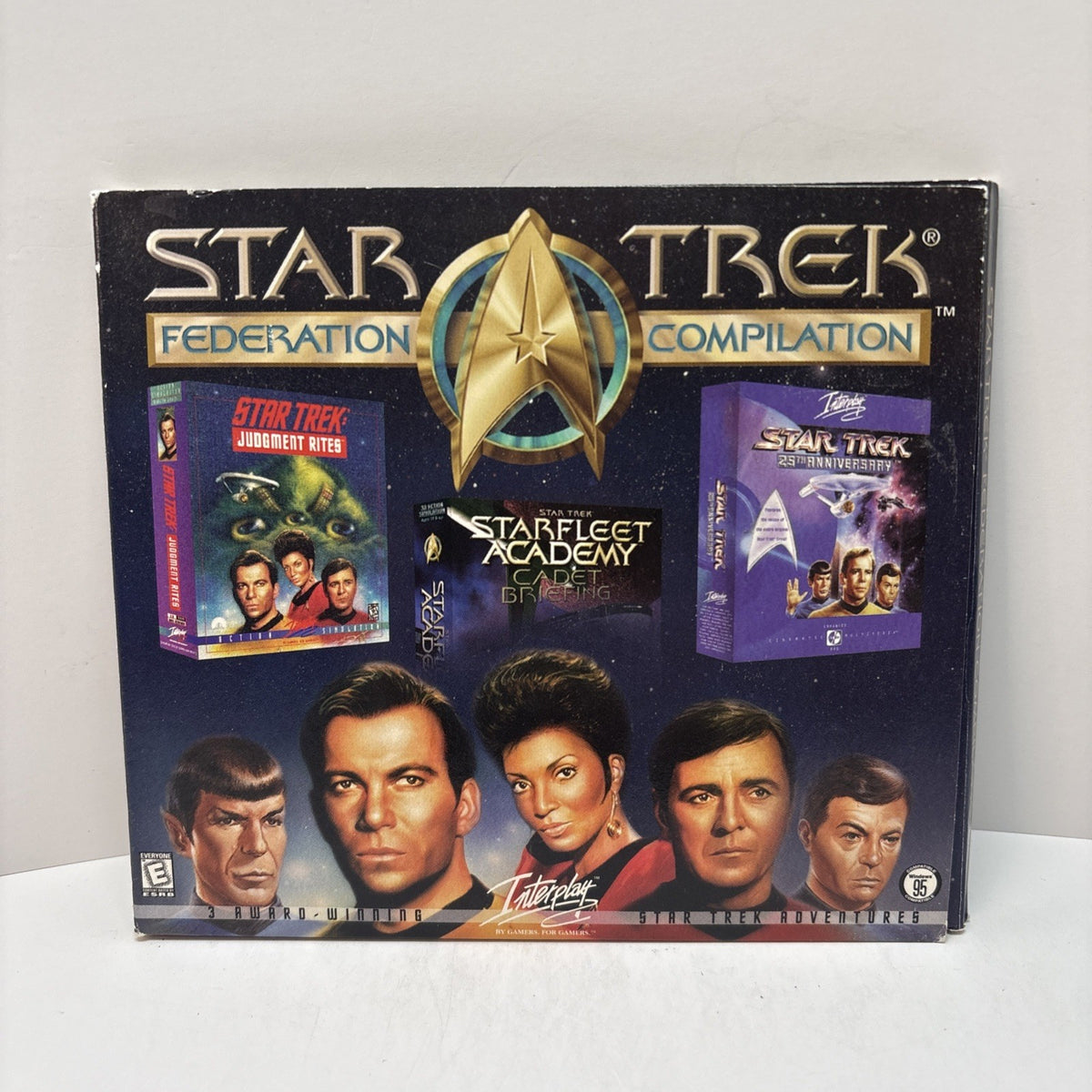 Star Trek  Federation Compilation (1991) PC CD-ROM - 3 games included