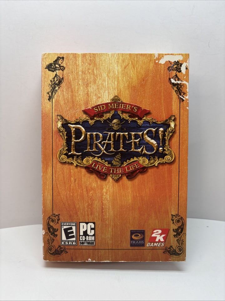 Sid Meier's Pirates! Live the Life PC Small Box With Map & Manual Atari - CIB