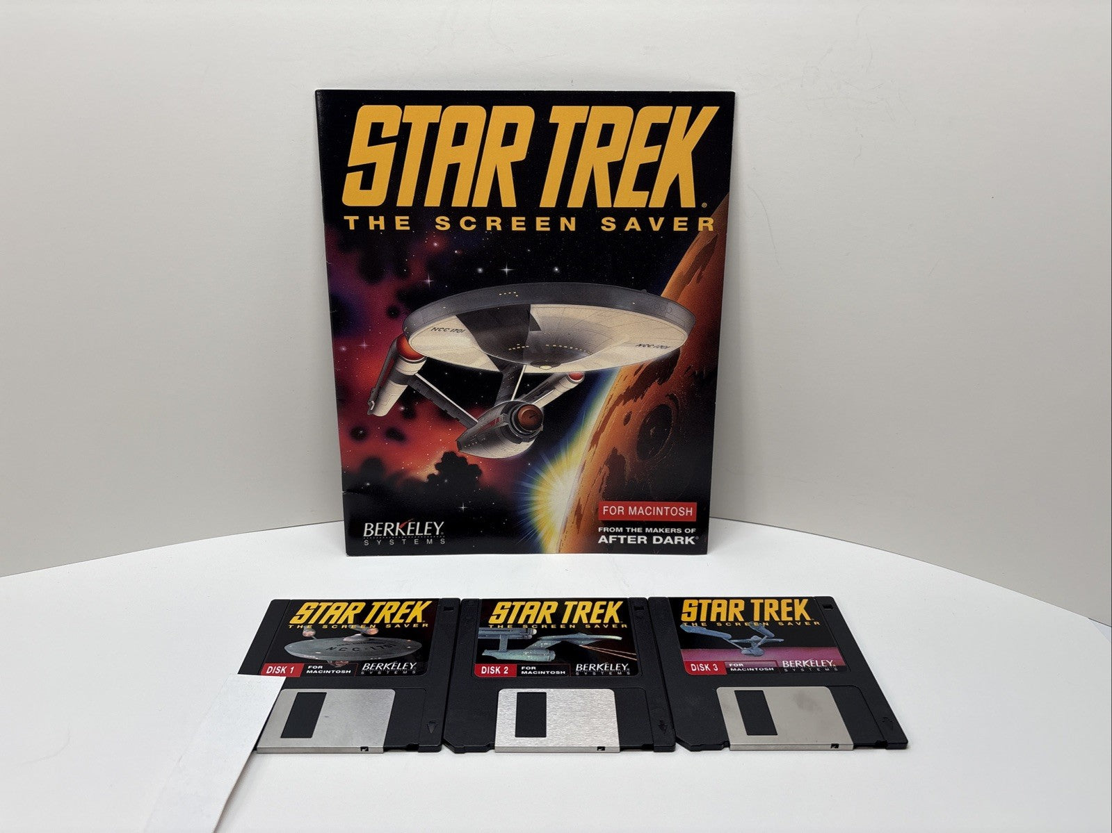Star Trek Screen Saver Macintosh 3.5" Disk 1992 - Loose No Box - After Dark