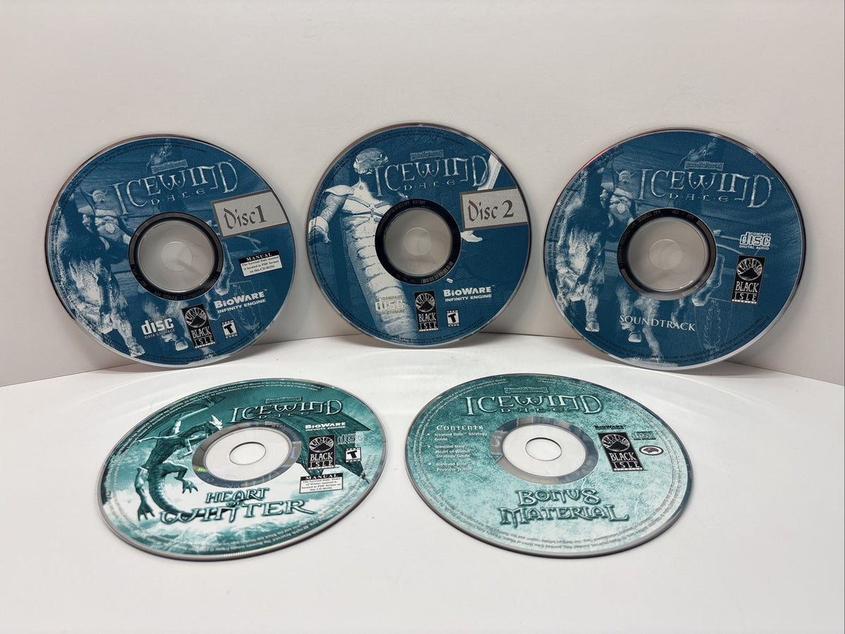 Icewind Dale The Collection PC 2002 - Discs Only