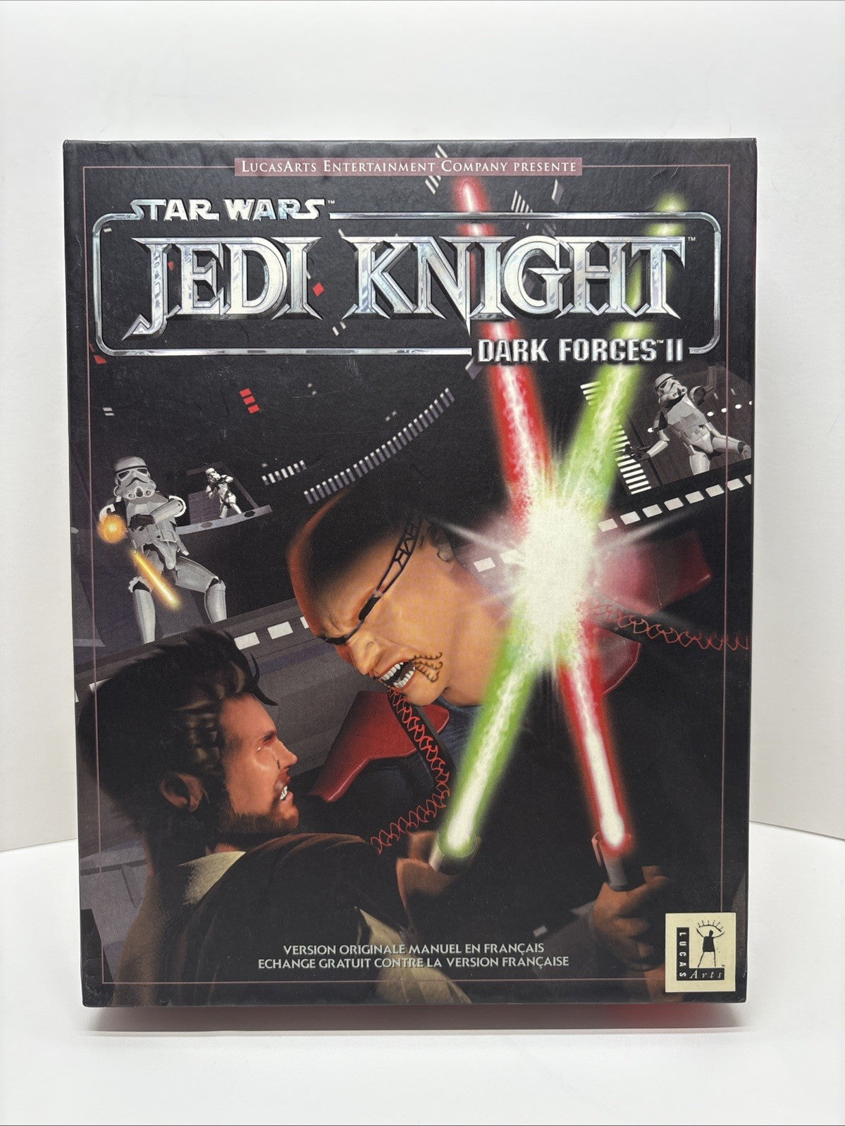 Star Wars Jedi Knight Dark Forces II - Big Box PC CD-Rom 1997 Complete - French