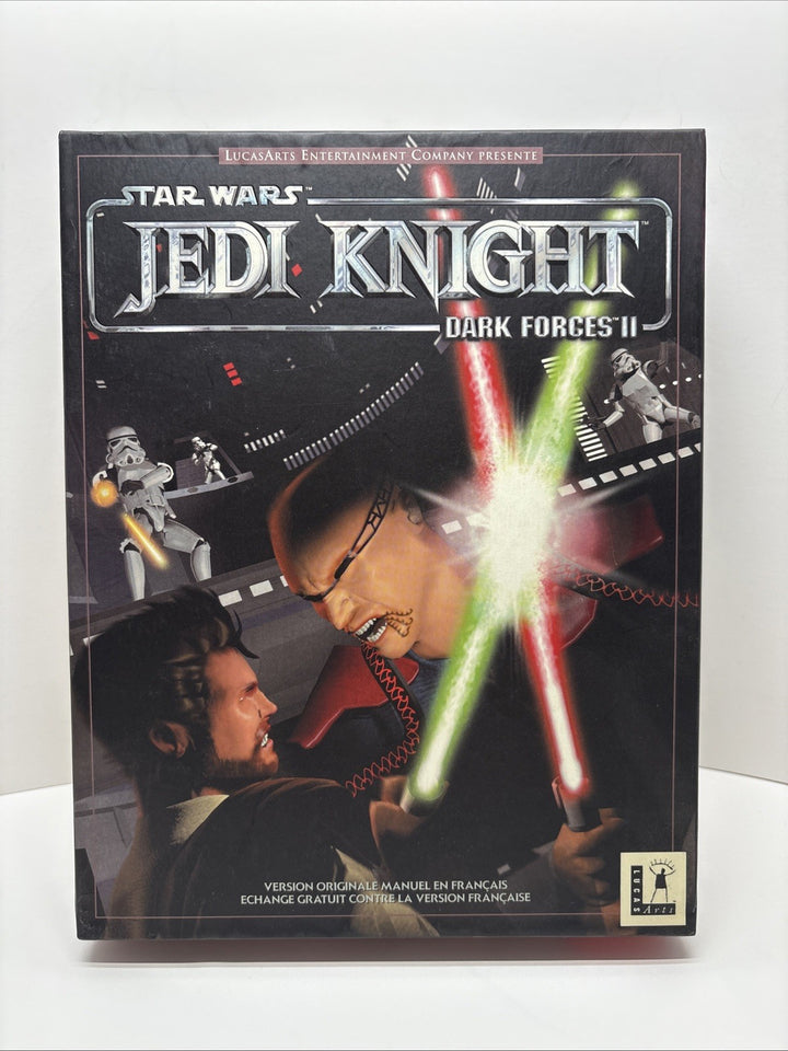Star Wars Jedi Knight Dark Forces II - Big Box PC CD-Rom 1997 Complete - French