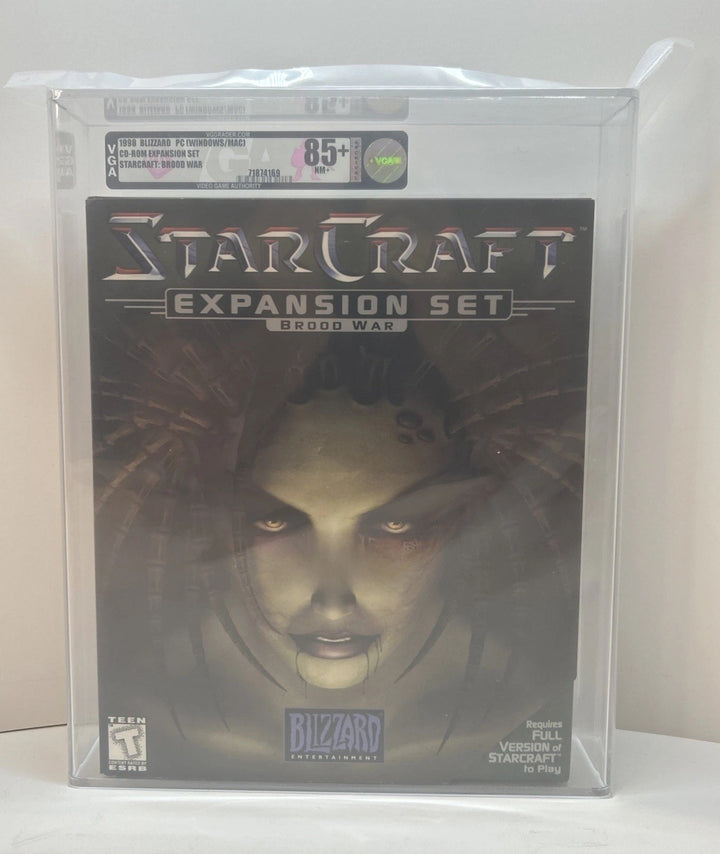 StarCraft Brood War 1998 Sealed PC Blizzard Big Box Windows/MAC - VGA Graded 85+