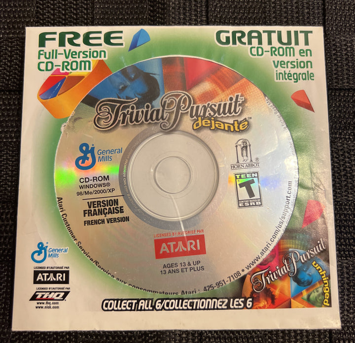 Trivial Pursuit Déjanté (PC CD-Rom 1998/2004) Hasbro General Mills - In Sleeve