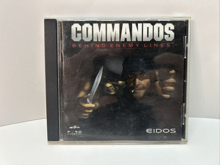 Commandos Behind Enemy Lines PC CD-ROM Video Game 1998 Eidos