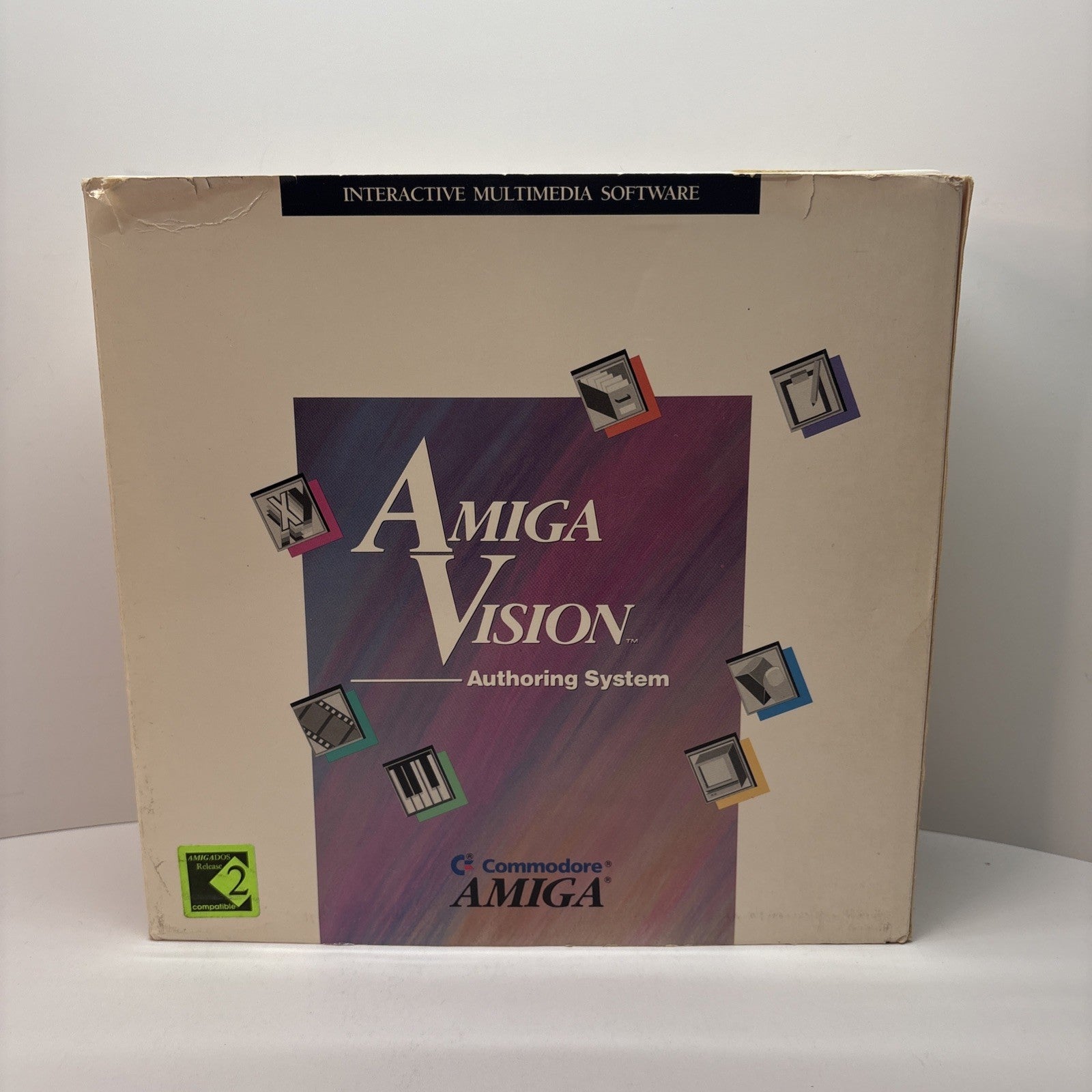 Amiga Vision Authoring System Manual And Disks 1990 Commodore Interactive