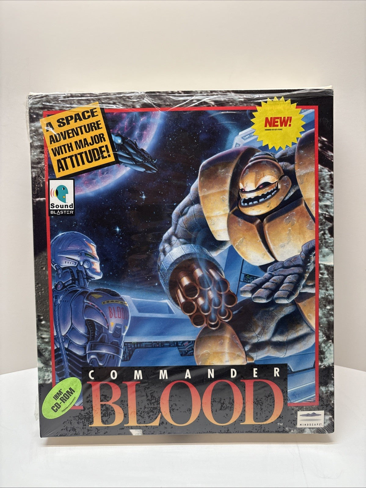 Commander Blood (1995) PC CD-ROM Big Box – Complete w/ Manual & Inserts