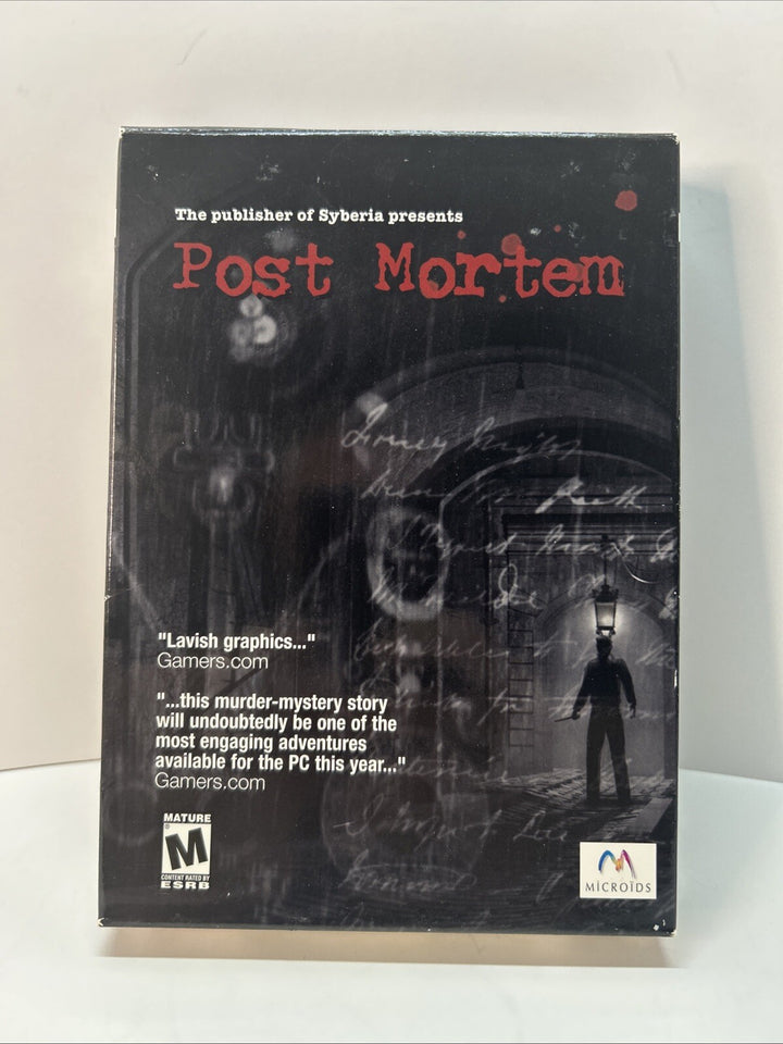 Post Mortem (2002) PC Small Box