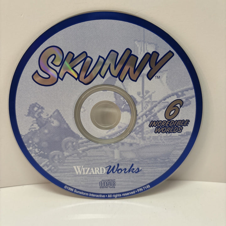 Skunny (WizardWorks 1996) PC CD-ROM Rare Game Windows 95 - Rare Vintage