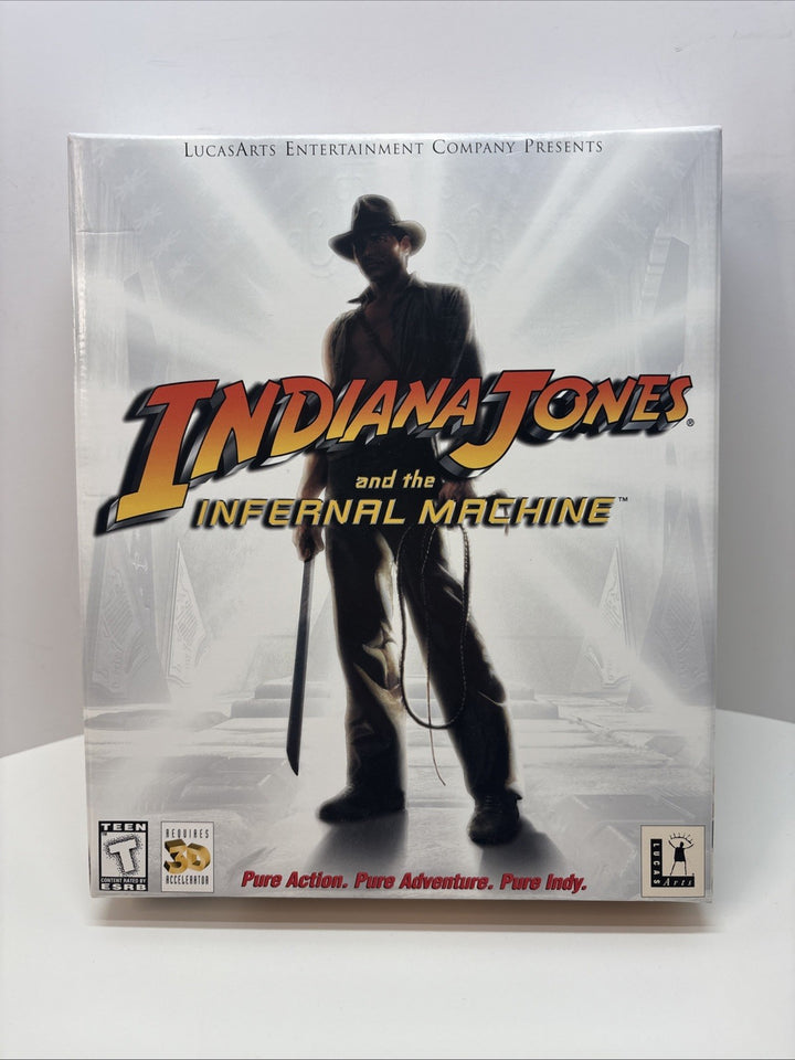 Indiana Jones and the Infernal Machine (1999) Big Box PC Windows 95