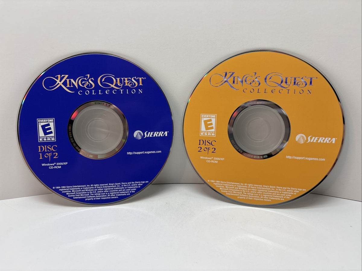 King's Quest Collection (2006) PC CD-ROM - Discs Only (2)
