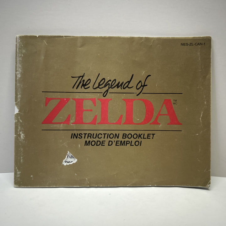 The Legend Of Zelda - Nintendo NES- Manual Only **NO GAME!