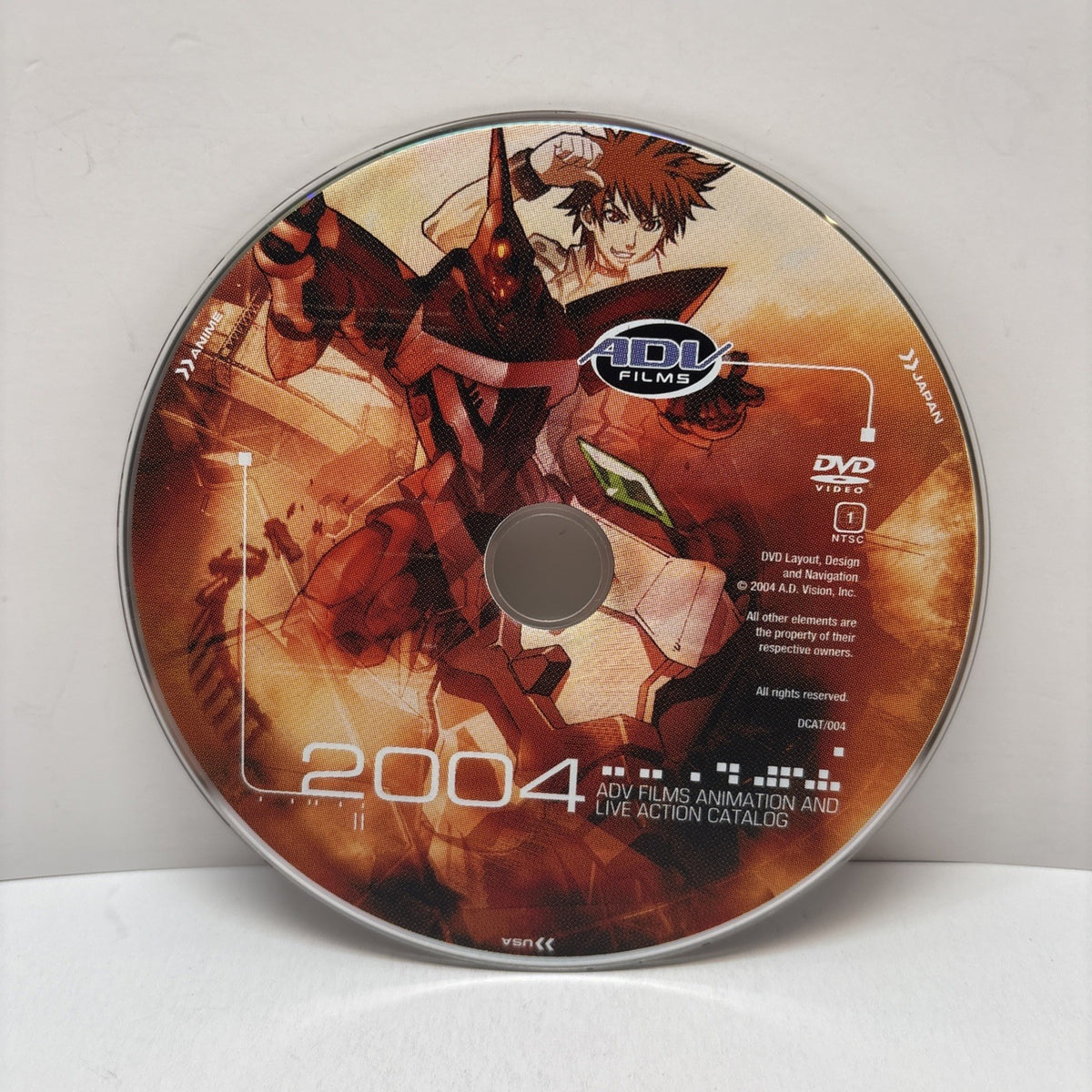 ADV FILMS ANIMATION AND LIVE ACTION CATALOG DVD, 2004, ANIME, MANGA, GUNDAM!