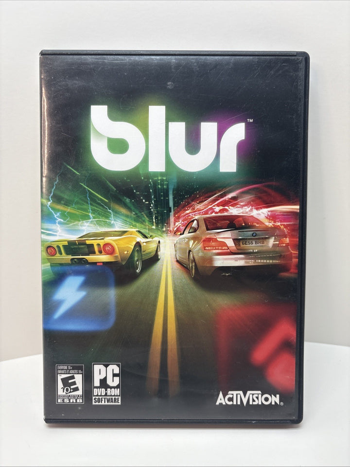 Blur (PC, 2010) Game Software DVD Night Racing Bizarre Creations