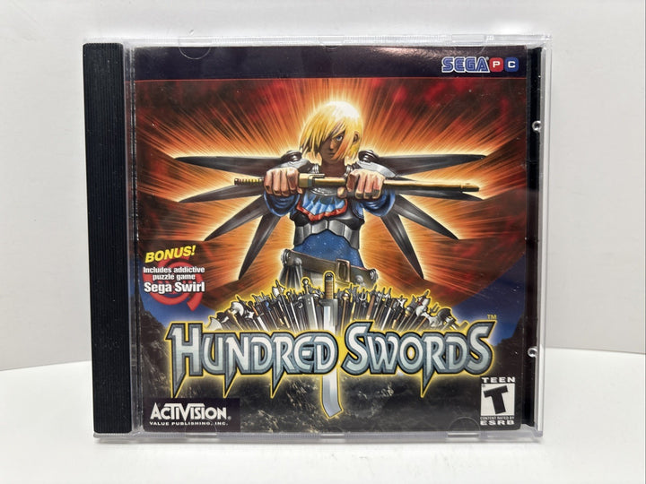 Hundred Swords - Sega PC JRPG - Discs In Jewel Case