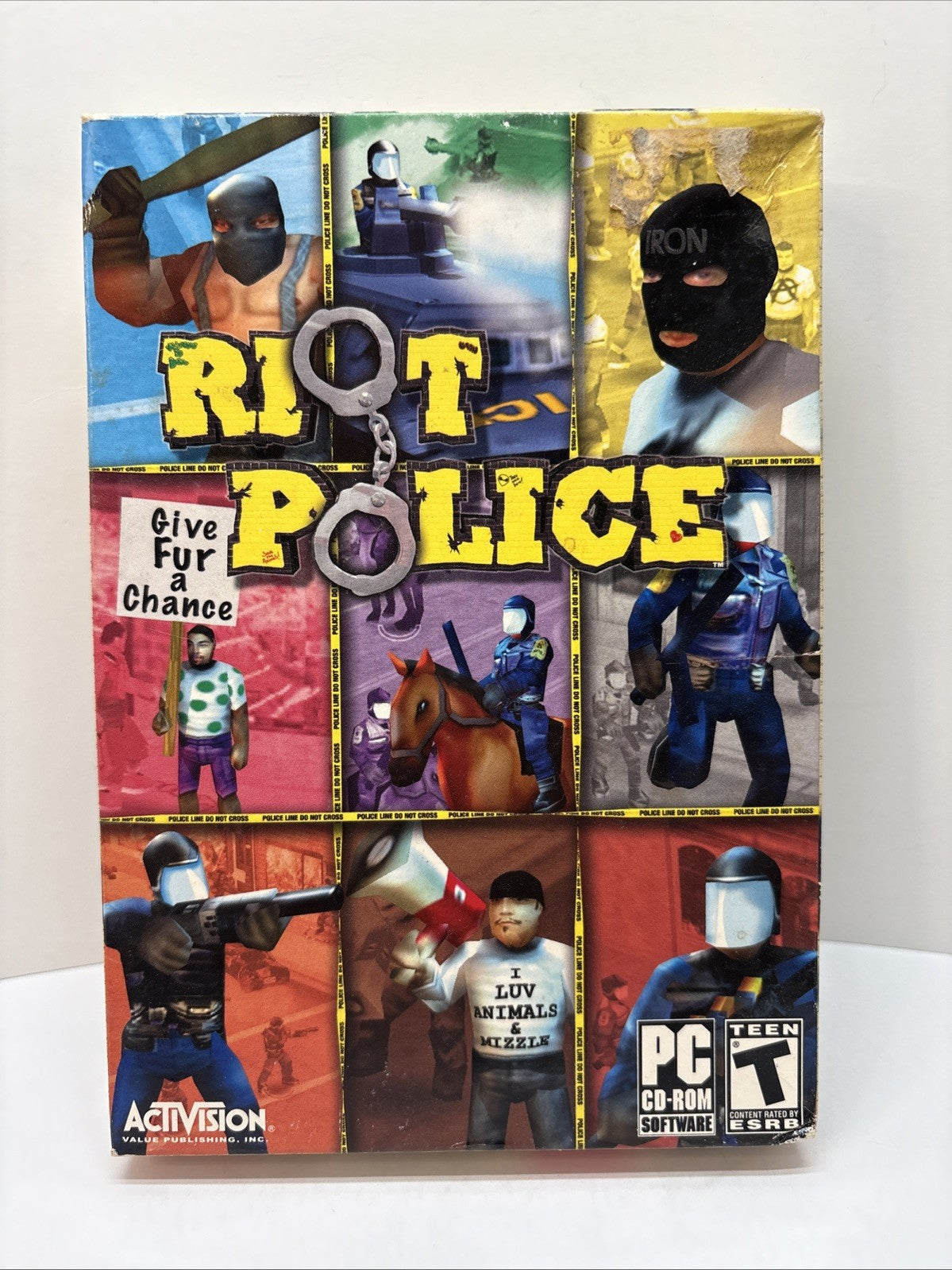 Riot Police PC Game CD-ROM Activision 2003 See Pics For Box Condition