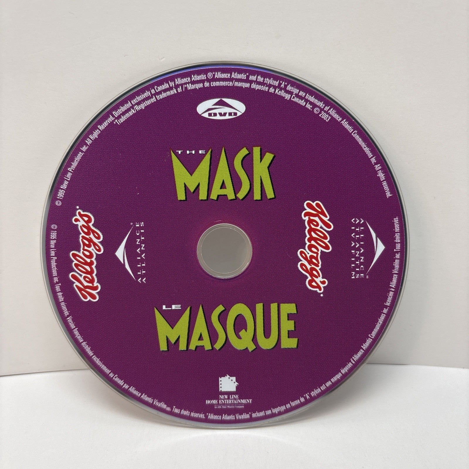The Mask DVD EN/FR 2003 - Kellogg’s Promo Disc