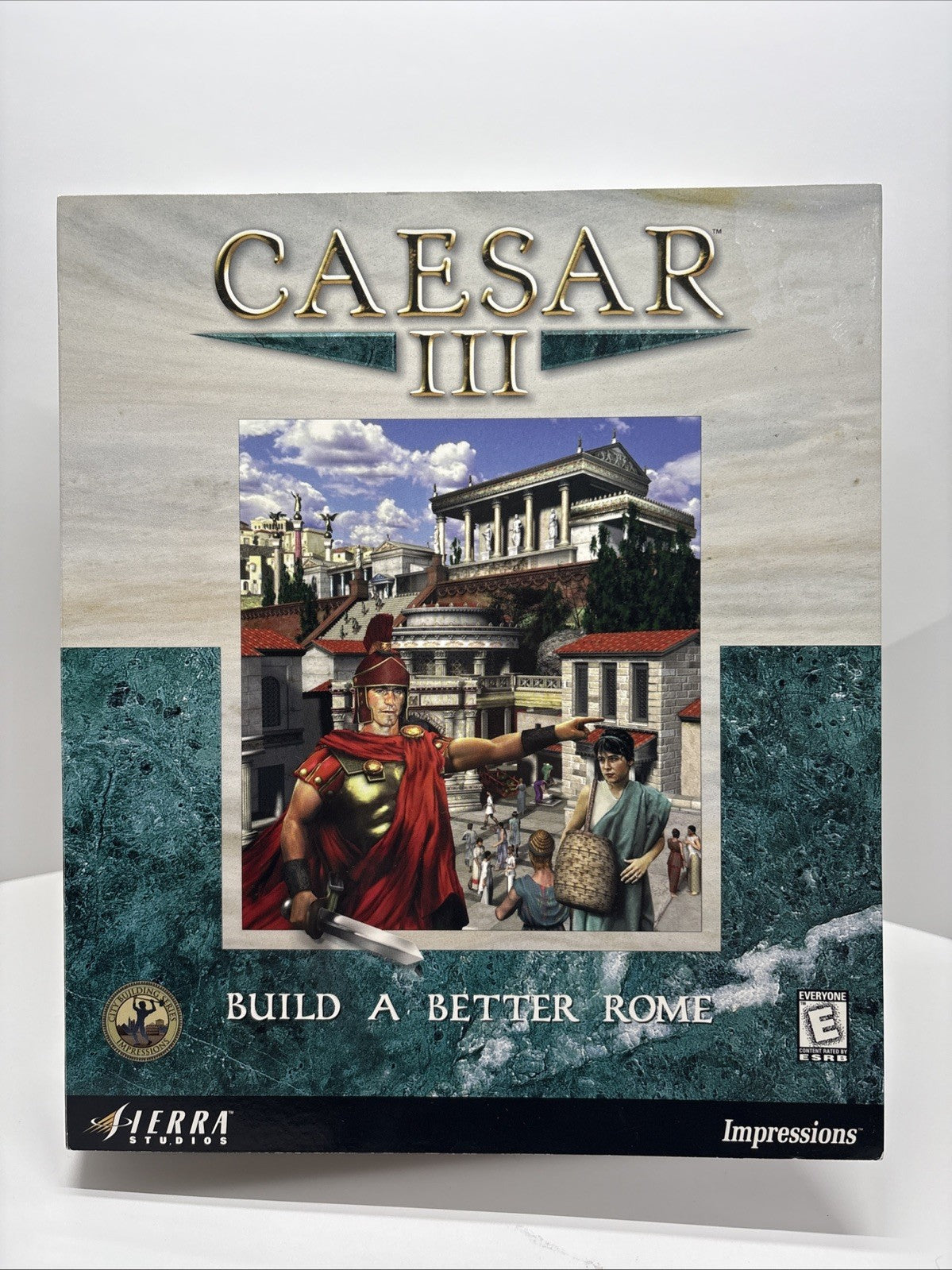 Caesar III (PC, 1998) Sierra Big Box PC CD-ROM - Game + One Insert - NO Manual