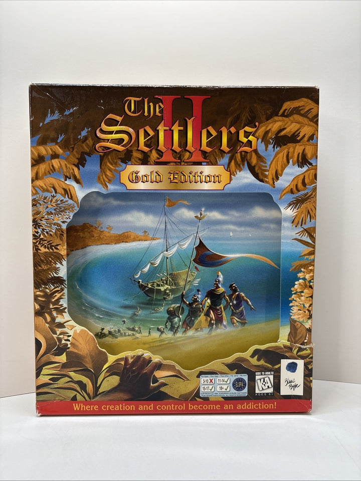 The Settlers II Gold Edition Video Game for PC Big Box - Unopened