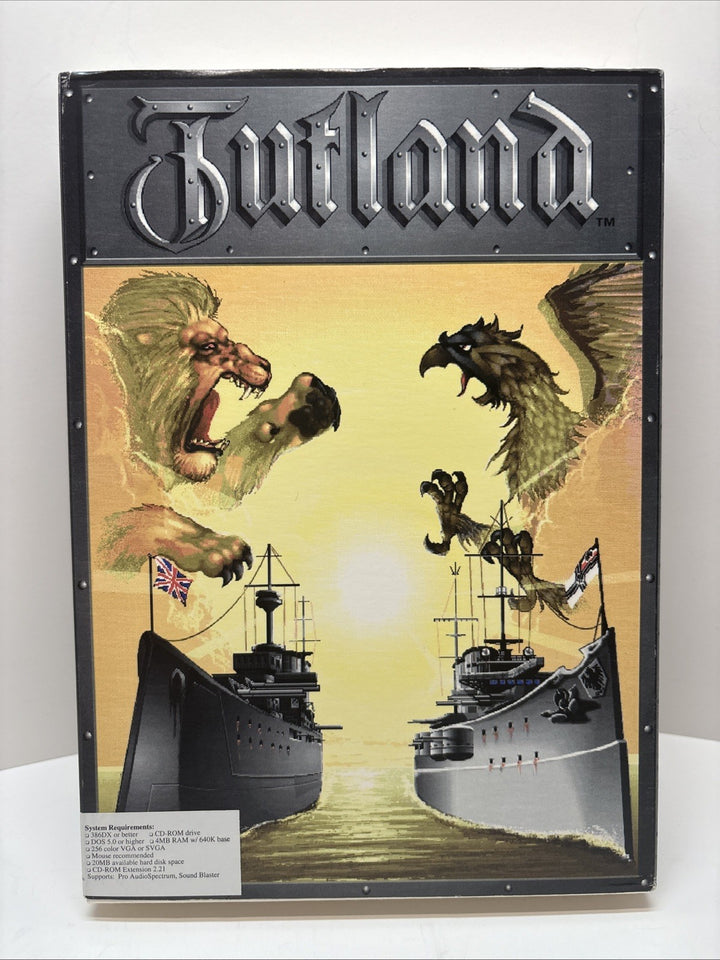 Jutland, 1993, Big Box IBM PC Computer Game CD-ROM