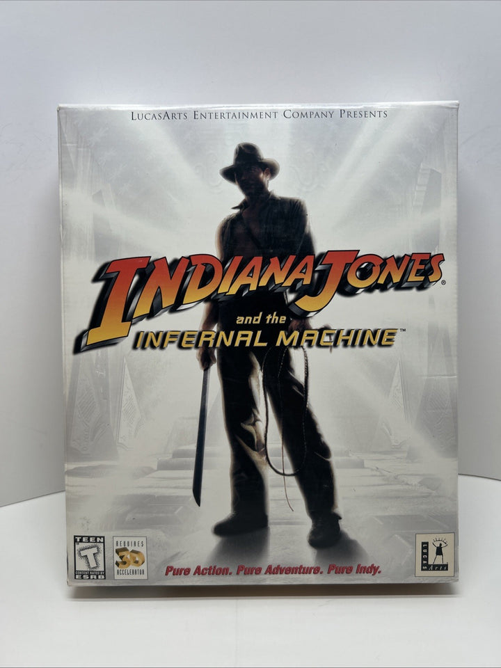 Indiana Jones and the Infernal Machine (1999) Big Box PC Windows 95