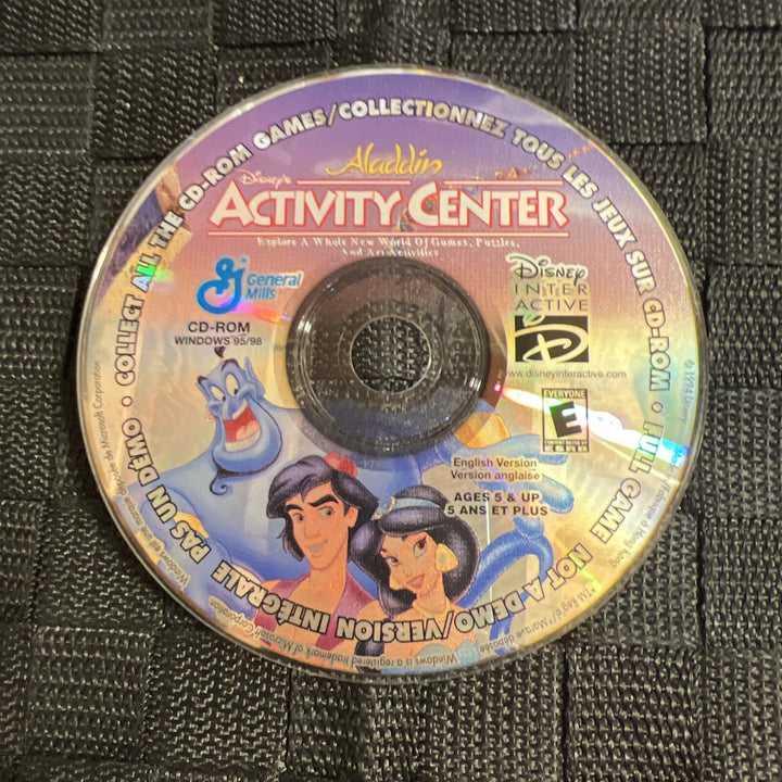 Vintage Promo Disney's Aladdin Activity Center (PC CD-ROM, 1994) VG Disc Only