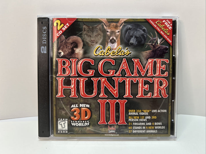 Cabelas Big Game Hunter III PC GAME -  2 Discs - Big Game Hunter 3