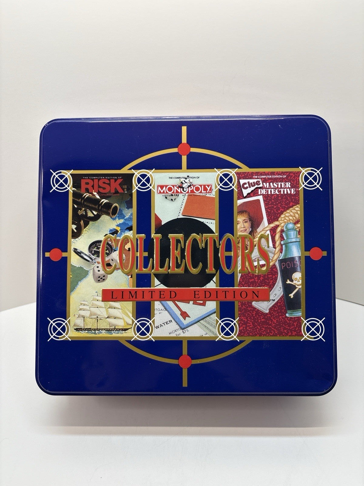 Collectors Limited Edition Tin – Risk Monopoly Clue – Complete w/Disks & COA