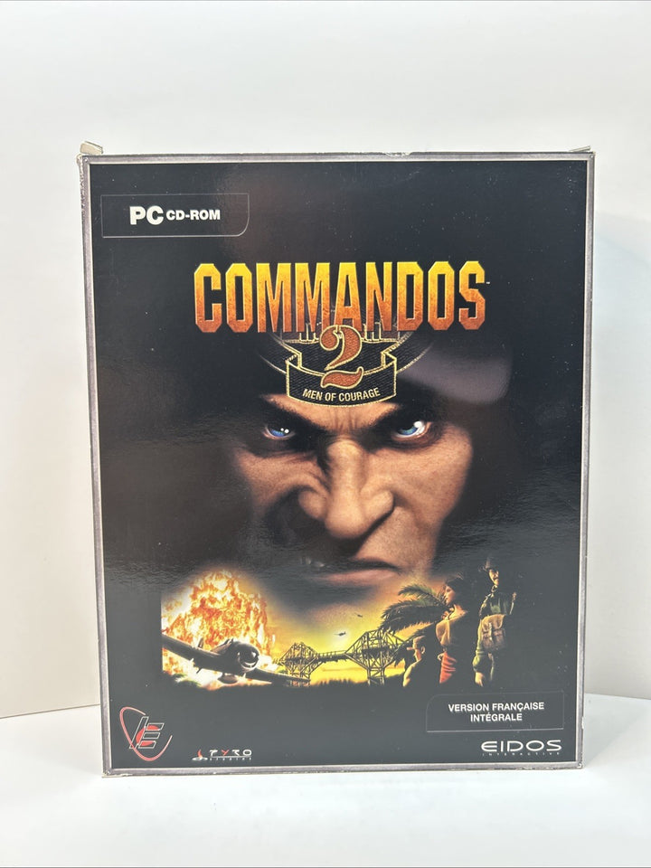 Commandos 2 - Men of Courage Big Box PC. Eidos. 2001. Canadian French Version