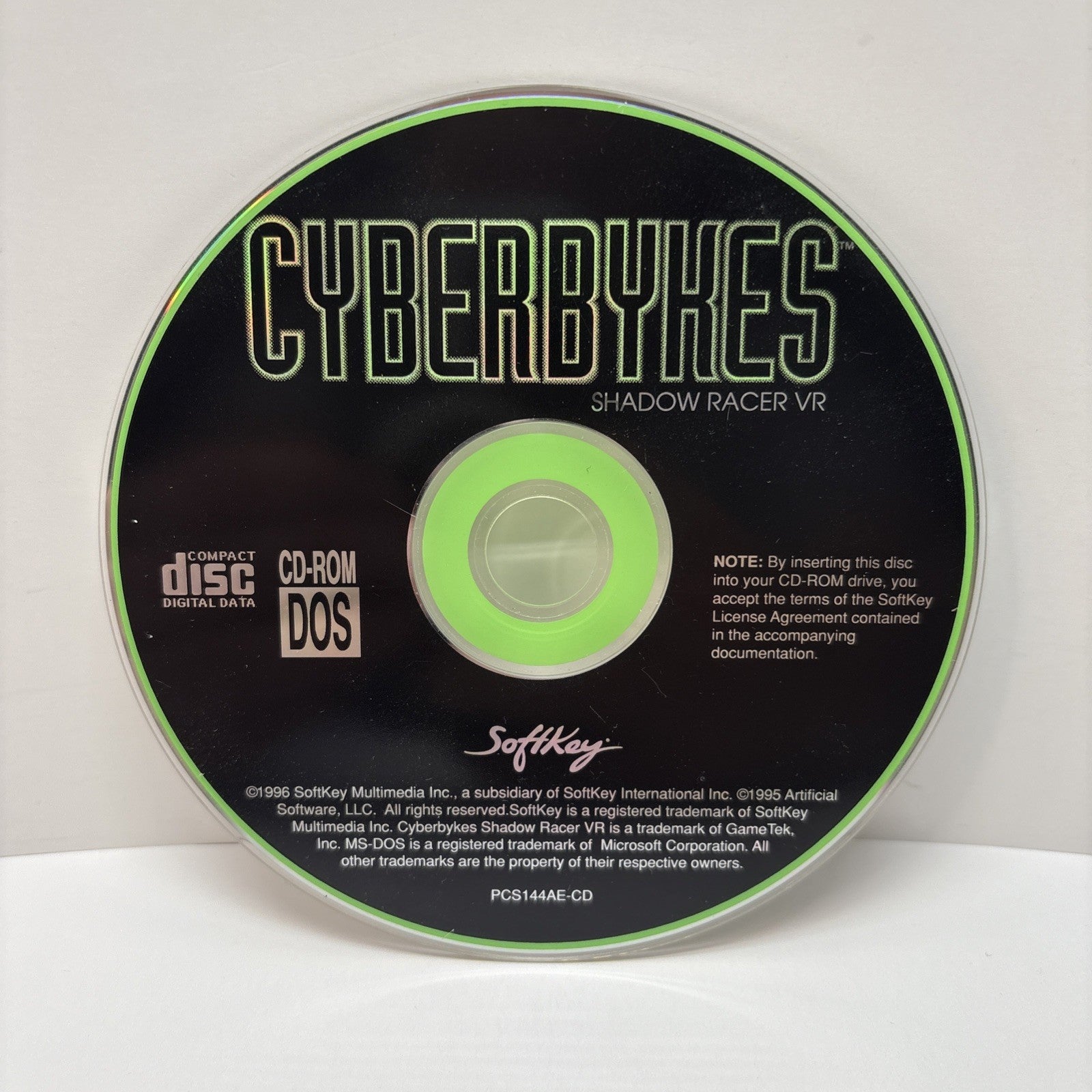 Cyberbykes: Shadow Racer VR (1995) - PC CD-ROM - Disc Only