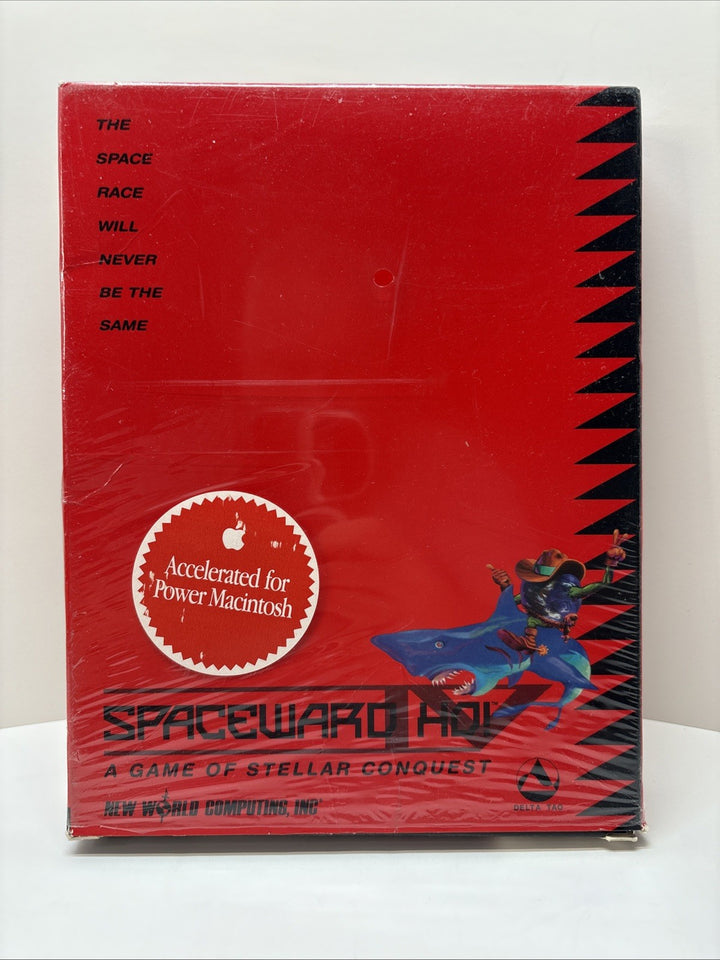 Spaceward Ho! IV Big Box CD-ROM (MAC, 1994) New World Computing Partial Seal