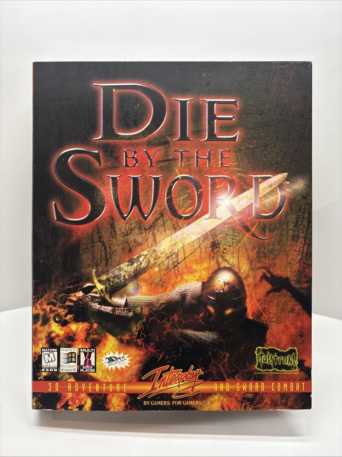 Die by the Sword (1198) Interplay PC CD-ROM Big Box - VGC - No Cardboard Inside