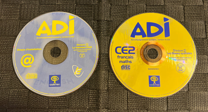 ADI Accompagnement Scolaire (PC, Coktel) Disque 1 & 2