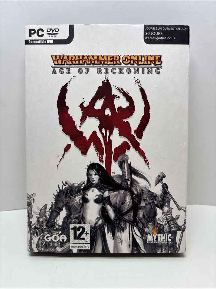 Warhammer Online: Age of Reckoning (PC, 2008) CIB VG - French Français