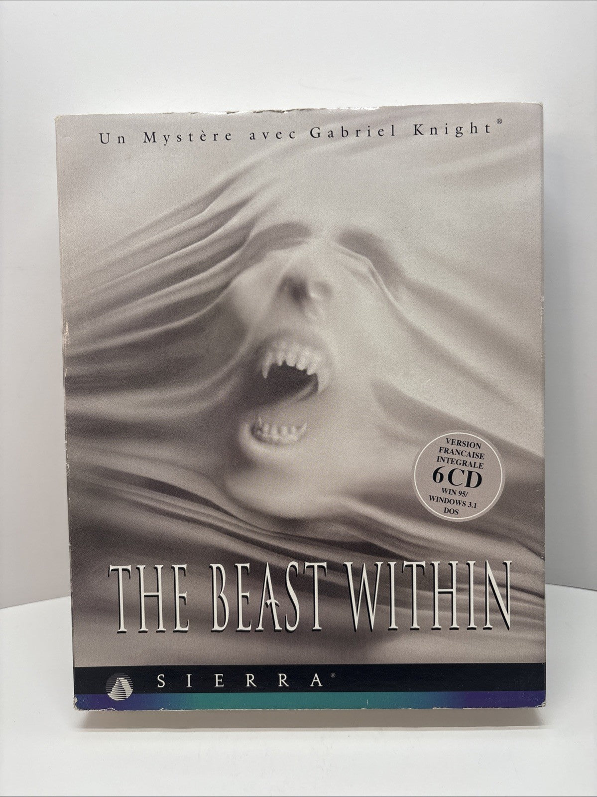 The Beast Within Gabriel Knight PC Big Box Complete (PC, 1995) French Français