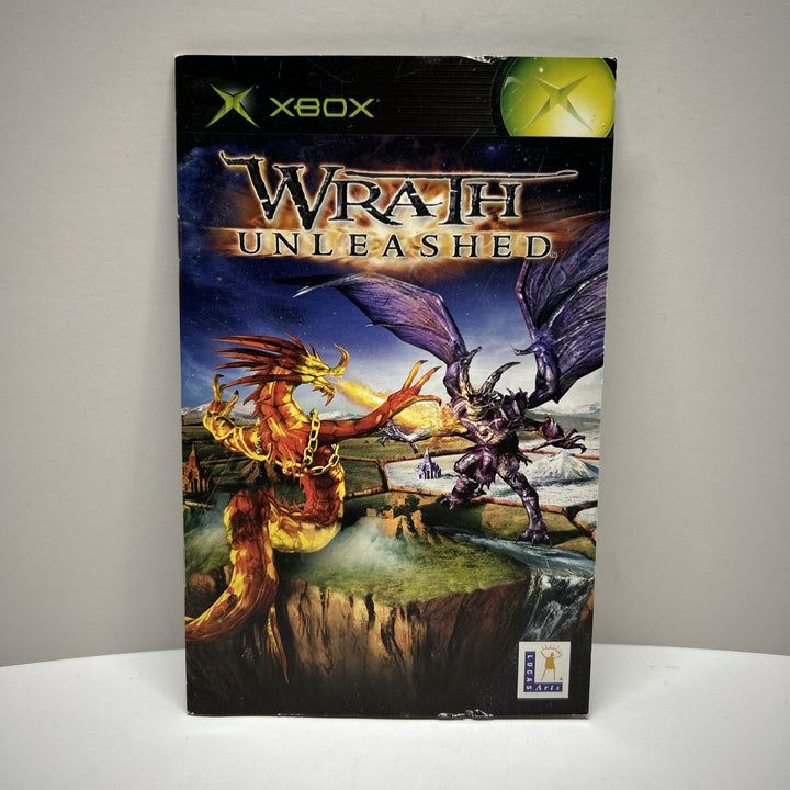 Wrath Unleashed (Microsoft Xbox, 2004) Instruction Manual Only