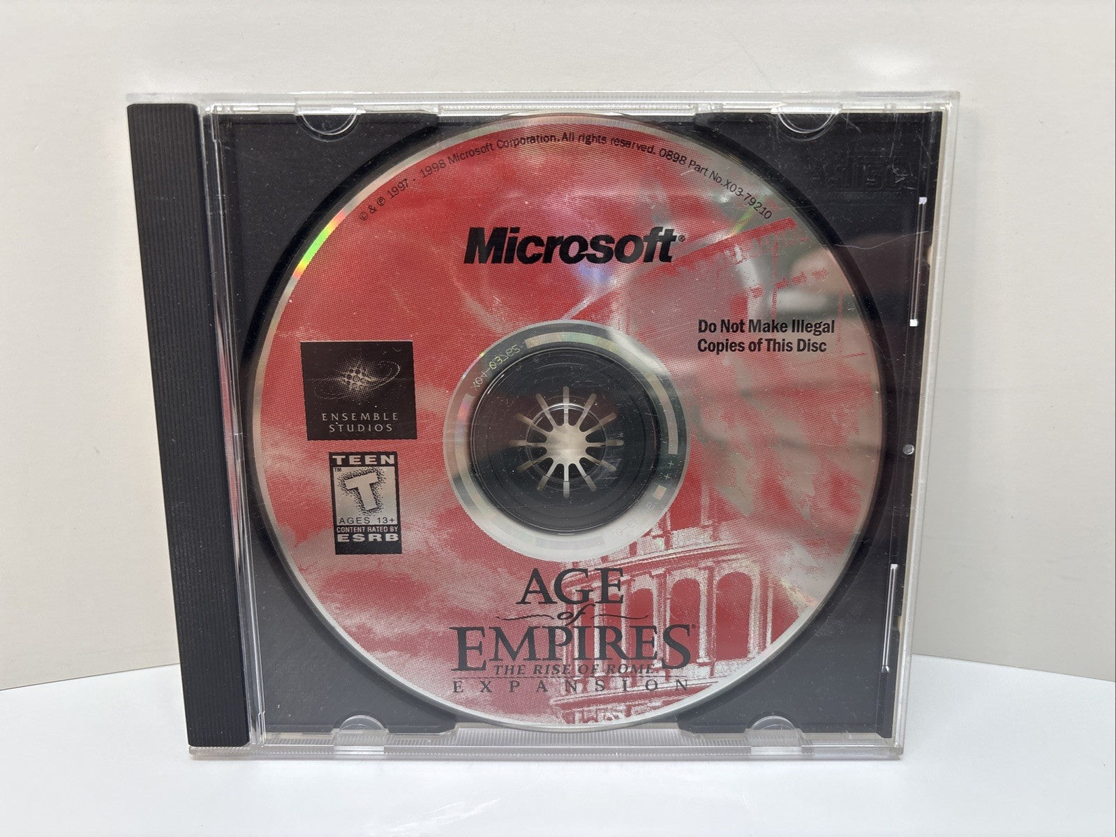Age of Empires The Rise of Rome Expansion PC CD-ROM 1998 Microsoft RTS Game