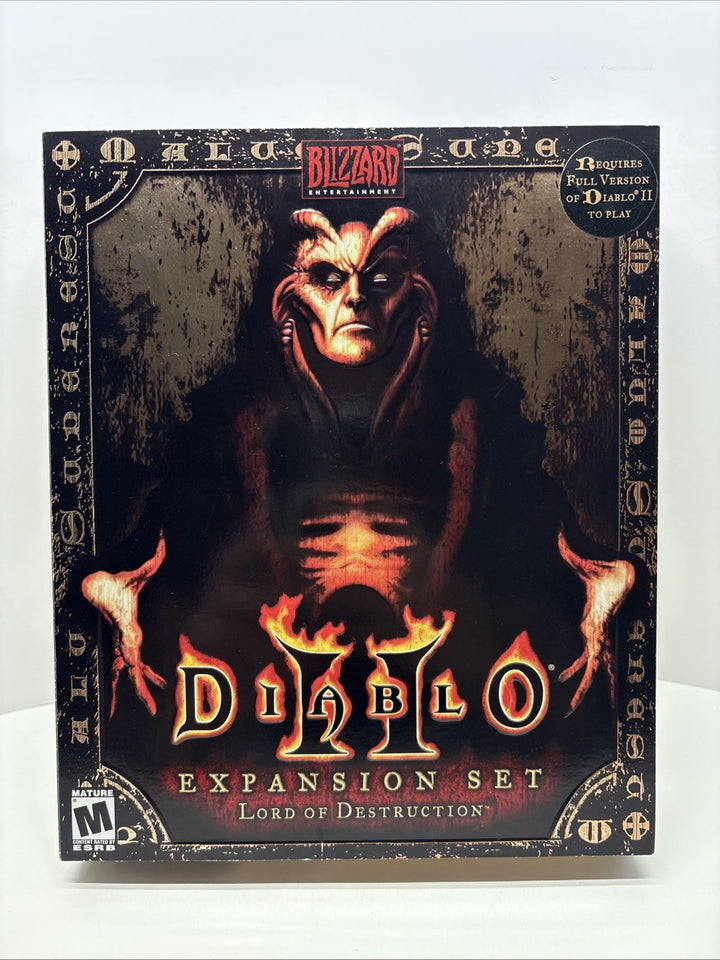 Diablo II 2 Lord of Destruction Expansion Set *Big Box Version* 2001 CIB