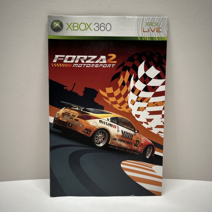 Forza Motorsports 2 Xbox 360 MANUAL ONLY Authentic Original