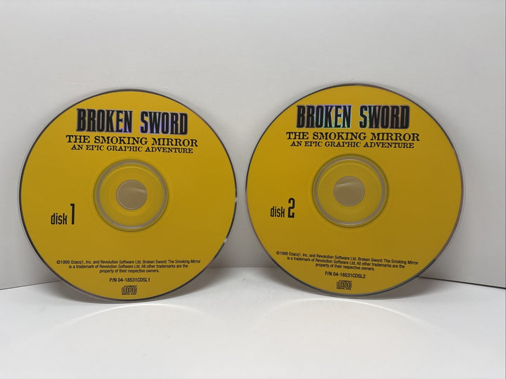 Broken Sword: The Smoking Mirror (PC, 1999) Game