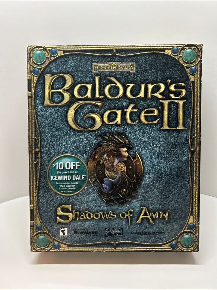 Baldur's Gate II: Shadows of Amn (PC, 2000) - Complete CIB
