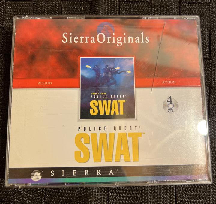 Police Quest - SWAT Pc 4x cd rom Sierra Originals - FRENCH