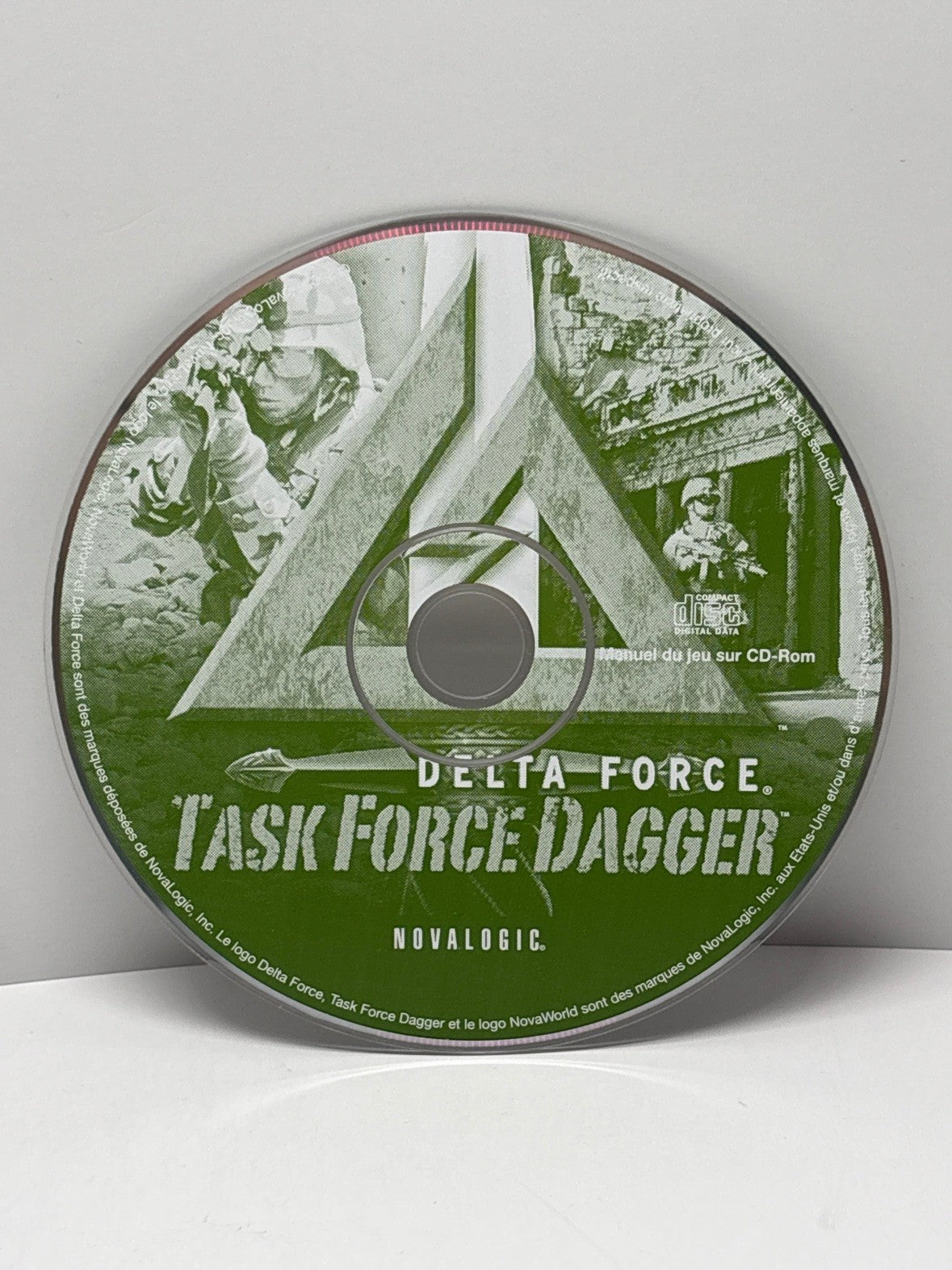 Delta Force Task Force Dagger PC CD-ROM FR Disc Only NovaLogic 2002 FPS
