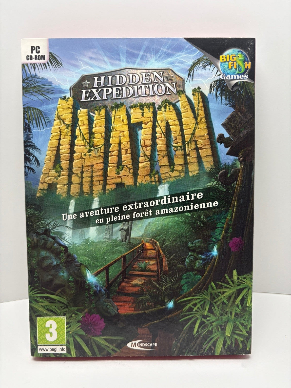 Hidden Expedition Amazon PC CD-ROM FR Edition DVD Case Big Fish Mindscape 2008