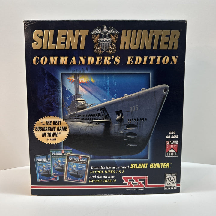 Silent Hunter Commander's Edition (1997) SSI Simulations Big Box