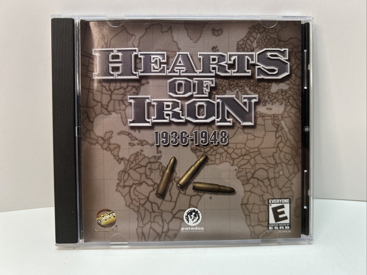 Hearts of Iron 1936-1948 PC CD-ROM Video Game 2002